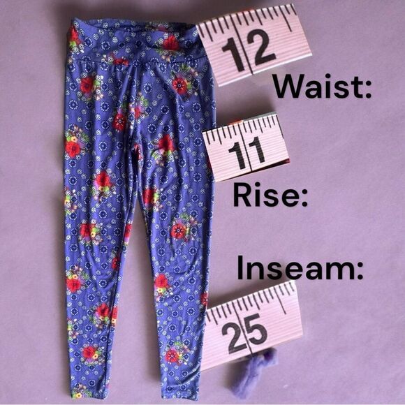 2 Pair LulaRoe Leggings  l OS l EUC - Picture 4 of 8
